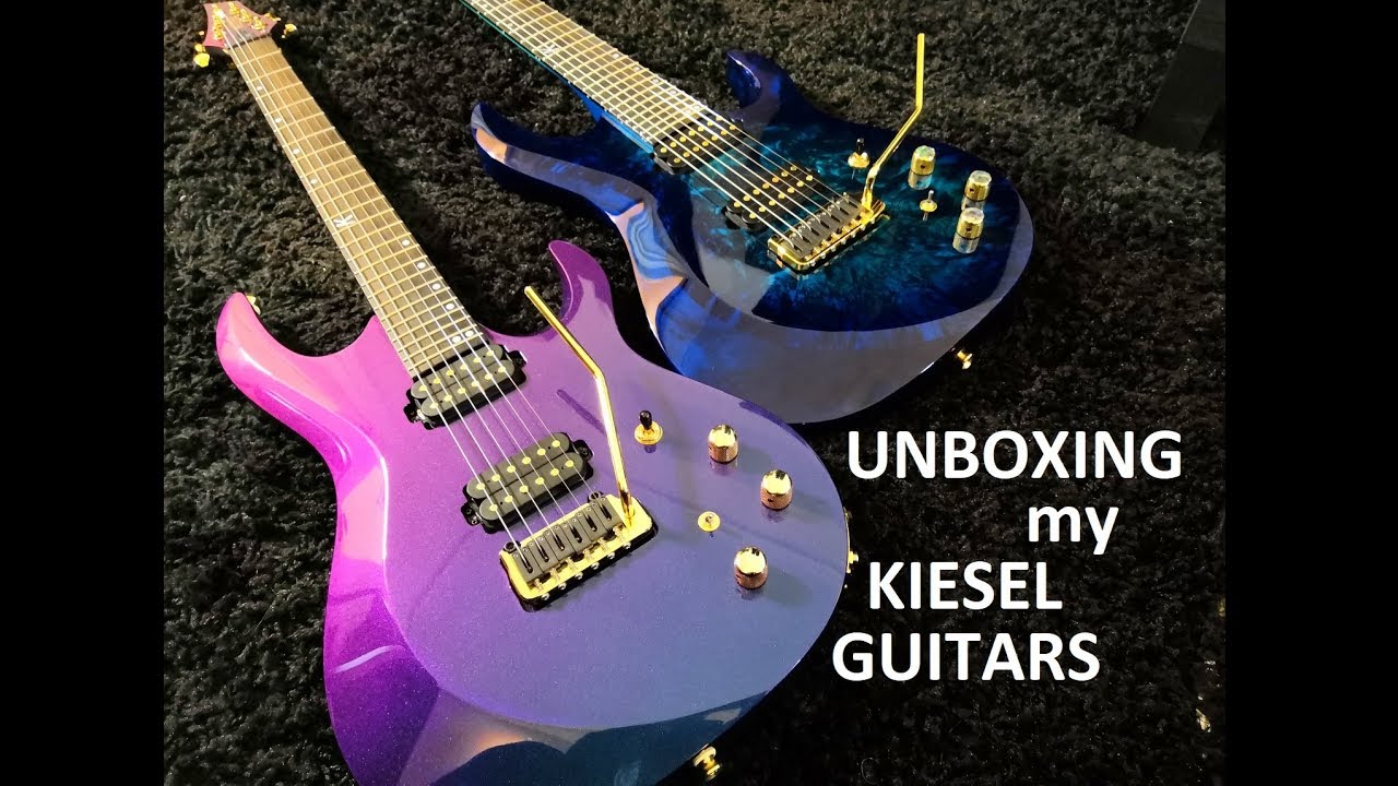 UNBOXING my KIESEL GUITARS !!!