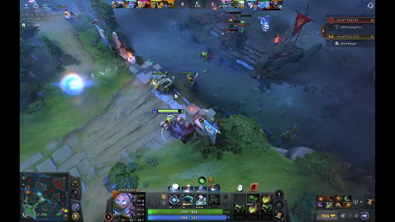 Dota 2 2025, Patch 7.40, vaass_, Arc Warden mid vs Puck