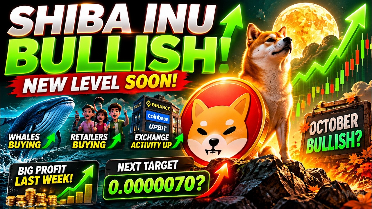 SHIBA INU BULLISH 🚀 NEW LEVEL SOON? Whales Buying + October 0.0000070 Target!