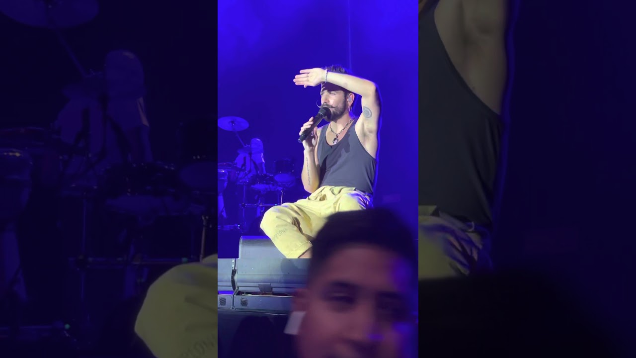 Camilo sube a una niña al escenario en Zürich