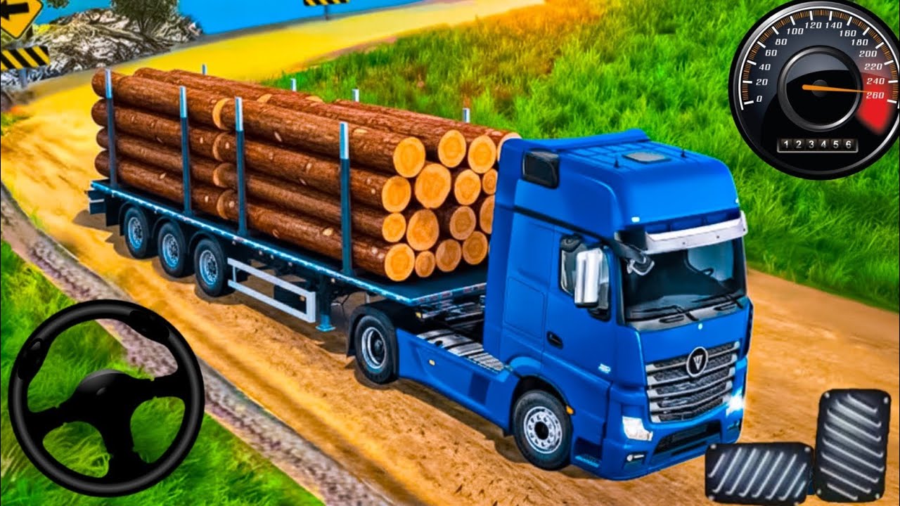 Heavy Cargo Transport Truck Simulator 3D - Android GamePlay 