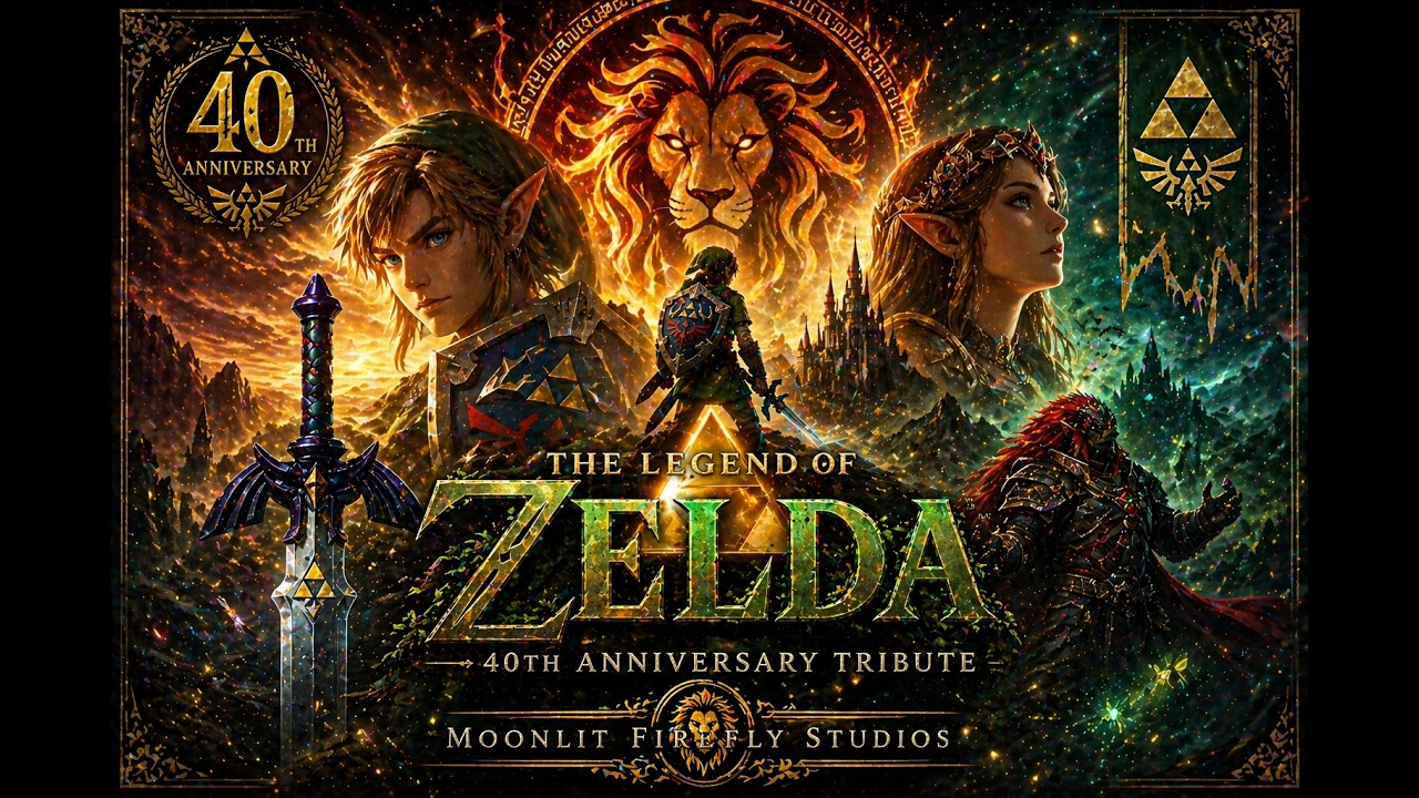 𝐓𝐇𝐄 𝐋𝐄𝐆𝐄𝐍𝐃 𝐎𝐅 𝐙𝐄𝐋𝐃𝐀    ▲ Fan project. Celebrating 40 years of Zelda!