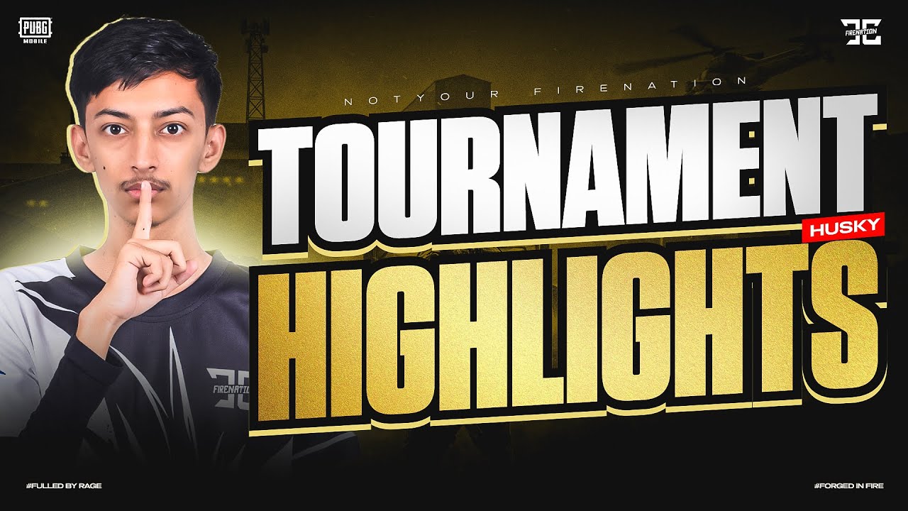 SCRIMS AND TOURNAMENT HIGHLIGHTS #4 | HUSKY PUBGM | 