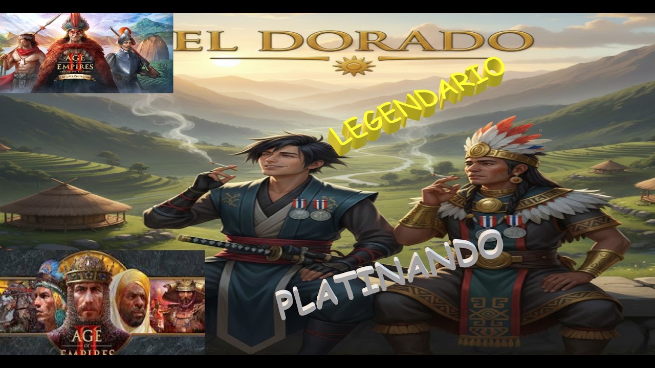 🤍💎 NUEVO DLC CAMPAÑA COMPLETA💎🤍LEGEND/PLAT AOE2 THE LAST CHIEFTAINS LA LEYENDA (EL DORADO 1490/1538)
