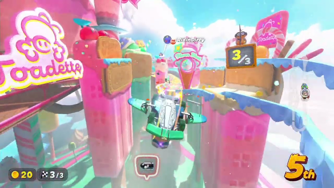 【マリオカートワールド】ベビロゼ野良_074