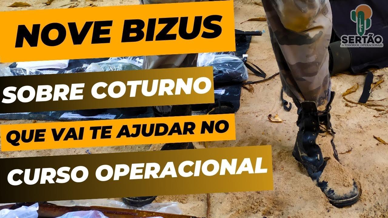 09 BIZUS PRA USAR COTURNO DURANTE UM CURSO!