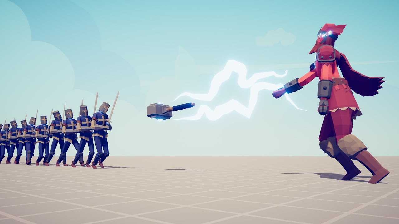 STALIN 5 THOR vs LINE of 10x EVERY UNIT - Totally Accurate Battle Simulator TABS