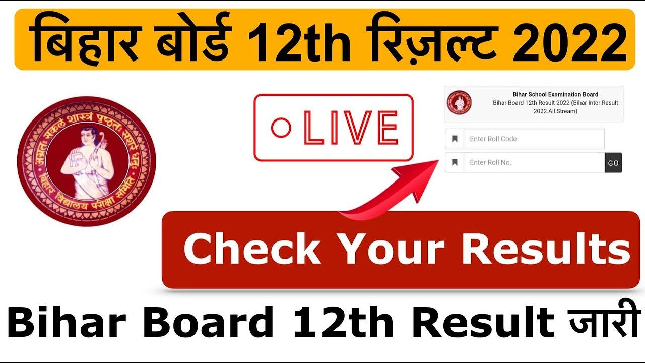Bihar Board 12th Result 2022 LIVE | BSEB Intermediate Live Result 2022