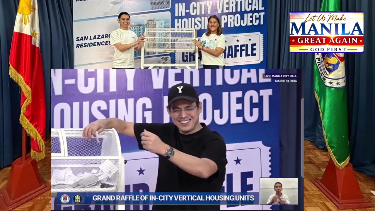 MANILA IN-CITY VERTICAL HOUSING PROJECT GRAND RAFFLE DRAW || MARCH 18,2026
