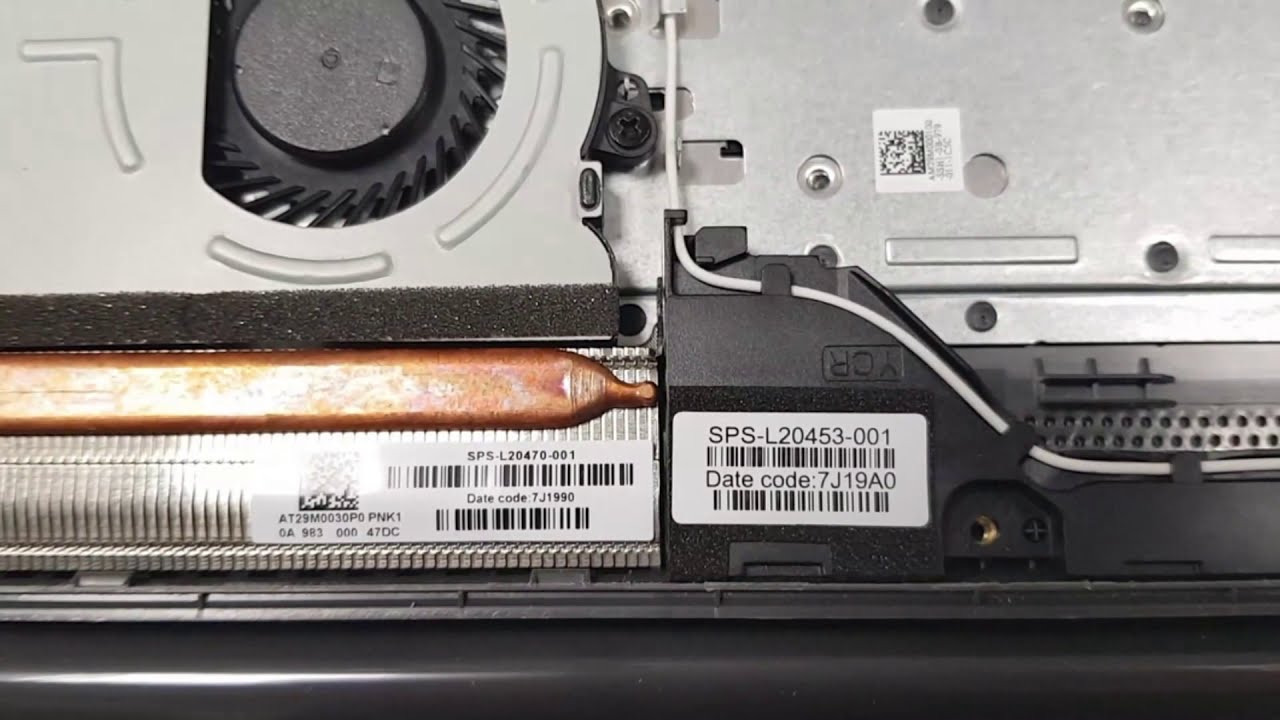 How to open HP 250 G7