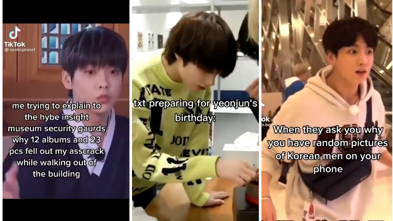 k-pop tiktoks because popcorn was ON THE GROUND