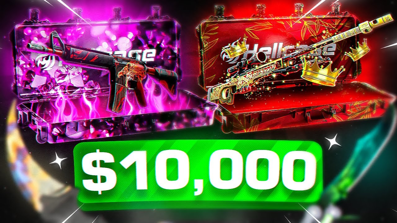 I opend cases worth 10 000$ on hellcase