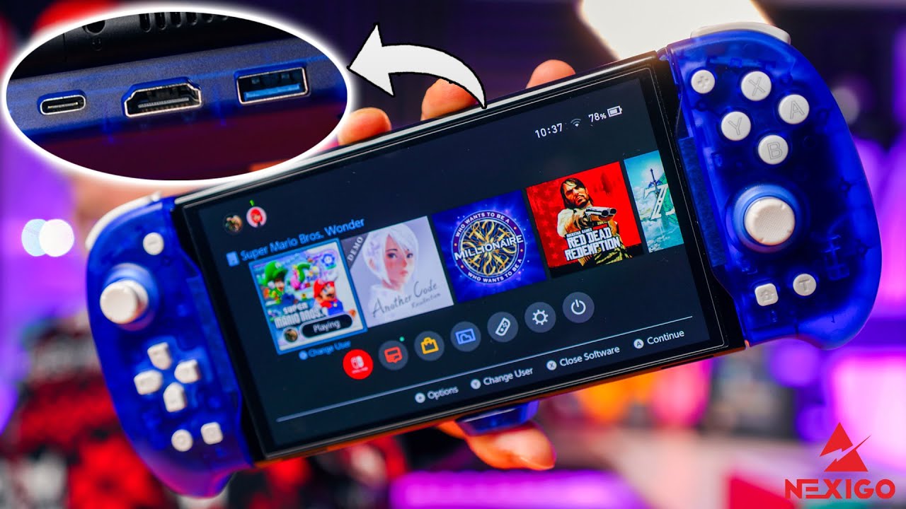 НОВЫЙ ЛЮБИМЫЙ Switch Joy-Con?! (Встроенная ДОК-станция!)