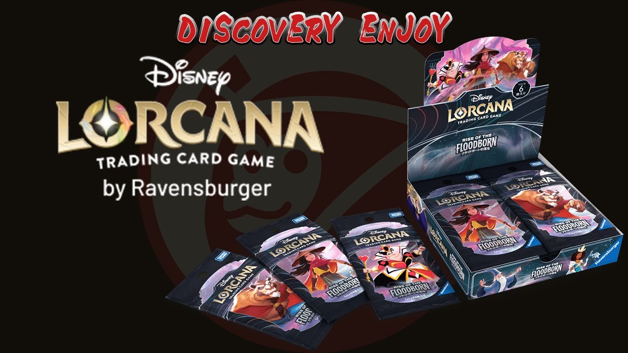 Discovery Enjoy  - Apro Box Lorcana Rise Of The Floodborn Disney TCG Espansione Giapponese