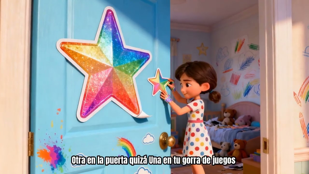 Aprendiendo la forma de estrella | Aprendiendo formas | Canciones infantiles educativas