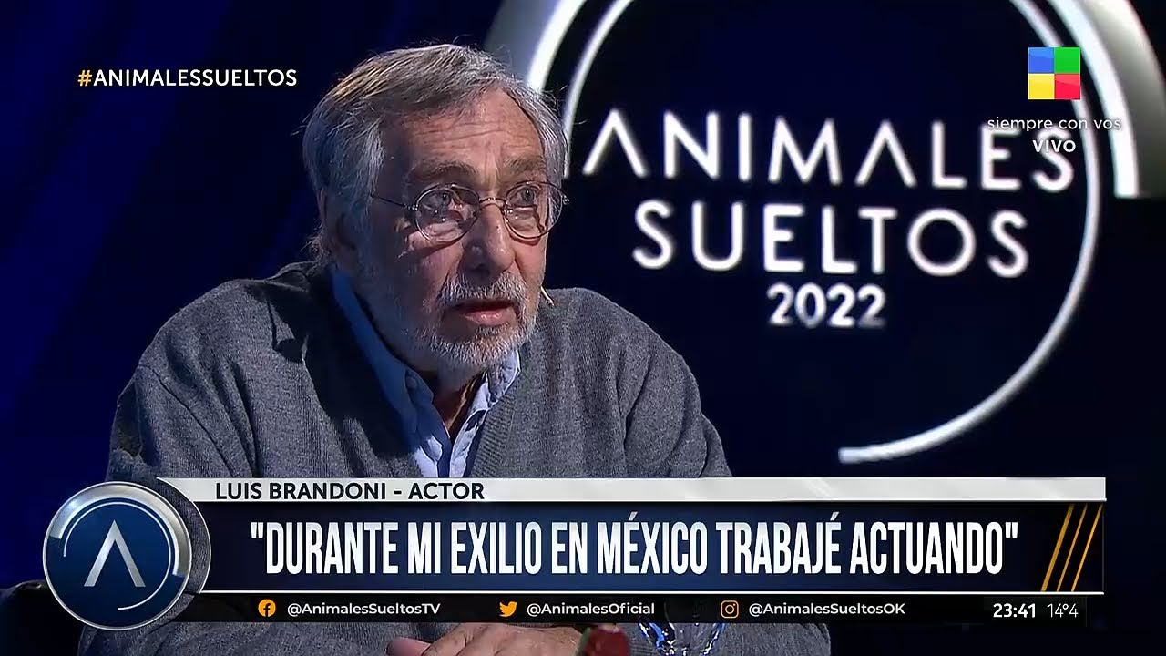 🗣️ Luis Brandoni habla sobre su exilio del pa&iacute;s: 