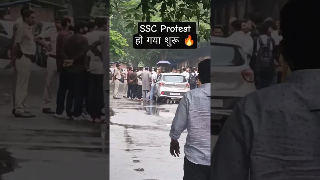 SSC Protest Started 🥹🤞🙏#ssc #sscprotest #31july #31julyprotest #ssccgl #sscsteno #sscchsl #ssccpo