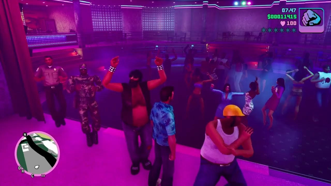 Spending time in Malibu club / GTA Vice city