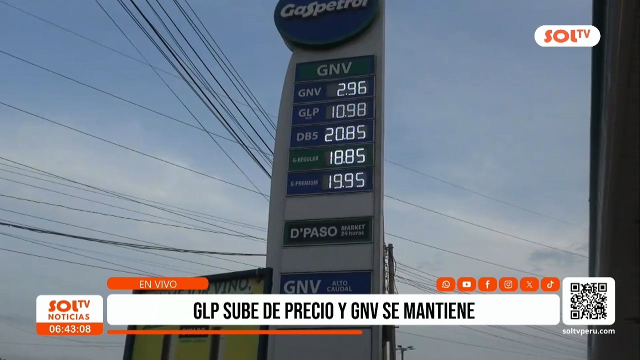 Trujillo: GLP sube de precio y GNV se mantiene