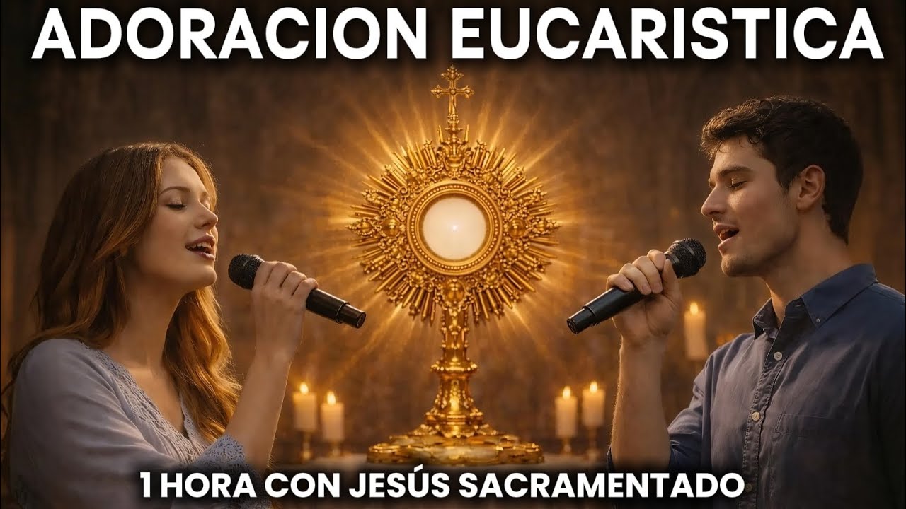1 HORA DE ADORACIÓN EUCARÍSTICA 🙏 15 Cantos para Orar frente al Santísimo