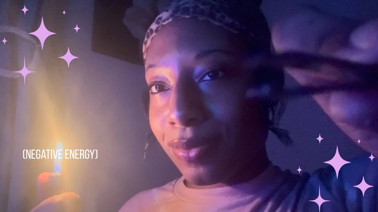 ASMR plucking and burning away your negative energy.