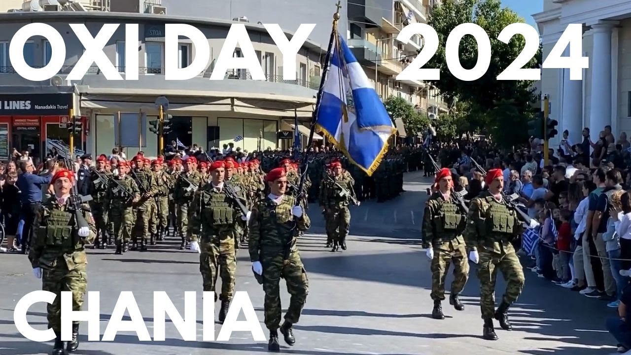 Oxi Day Parade - Crete Greece 🇬🇷 2024