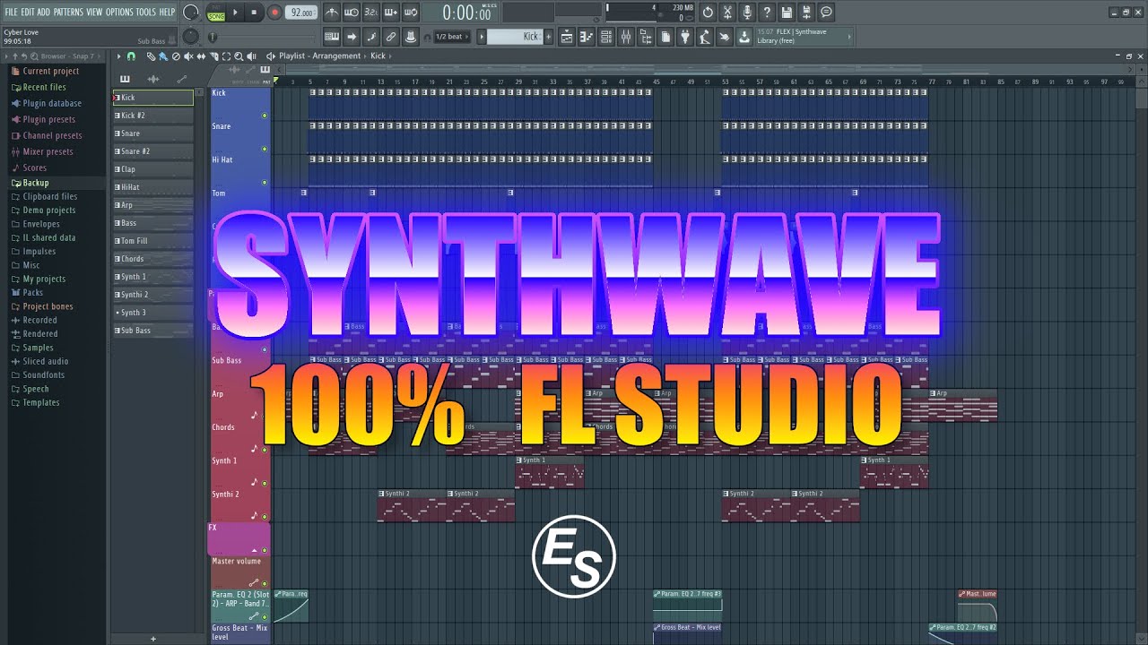 Wie produziert man Synthwave | Nur mit FL Studio