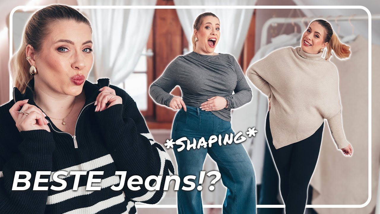 Schmeiß Deine alten Jeans weg! DAS ist die BESTE 🤩 #Halara Winter Curvy Try On Haul