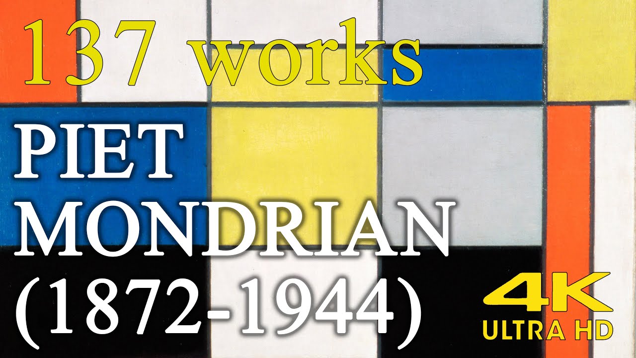 Piet Mondrian : The pioneers of 20th-century abstract art | painting collection (137 works)