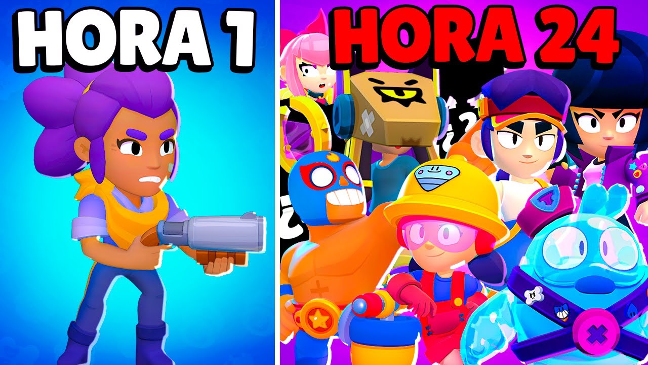 😵 SON MUCHOS!! -⏰¿Cuantos Brawlers SOY CAPAZ DE Desbloquear en 24 HORAS? 🤫 (??/89)