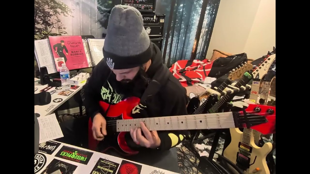 Dopesick solo (by Terror Garden ) played on mi Ibanez RG550 🍒 + Engl Fireball 25W !! #guitar 