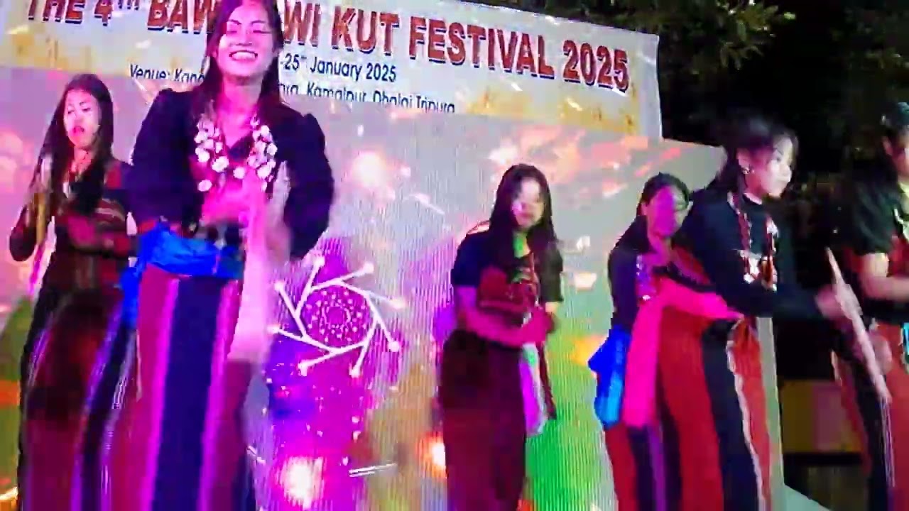 Kanailal Halam para Dance performance|| Bawlzawi kut 2025 ||