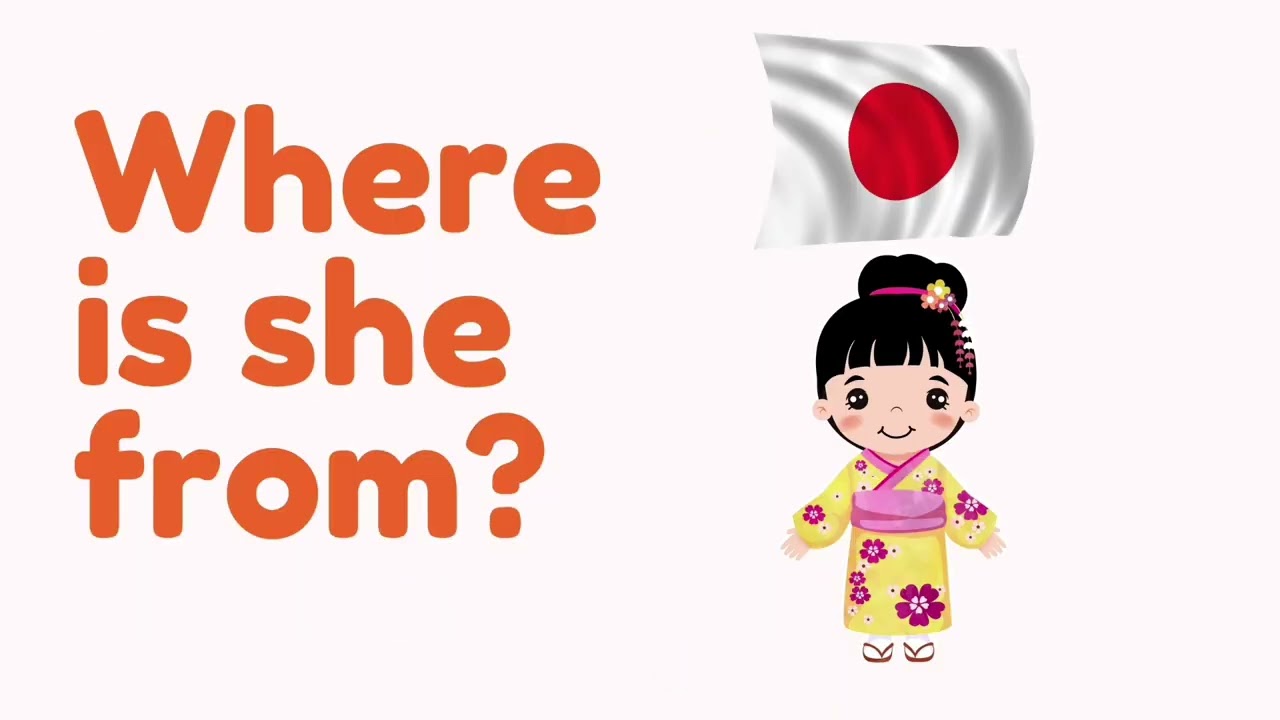 Where are you from? - Easy Vocabulary Song