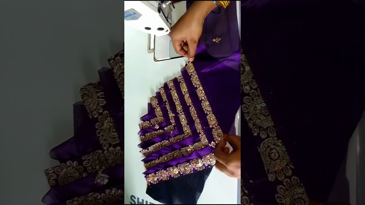simple model blouse sleeve designs