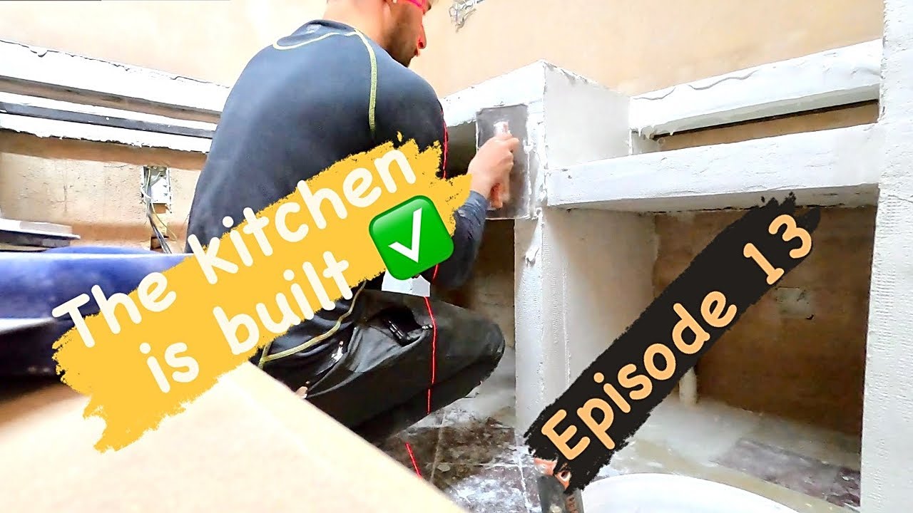 Completing the construction of the kitchen | Episode 13 of our Malta townhouse renovation