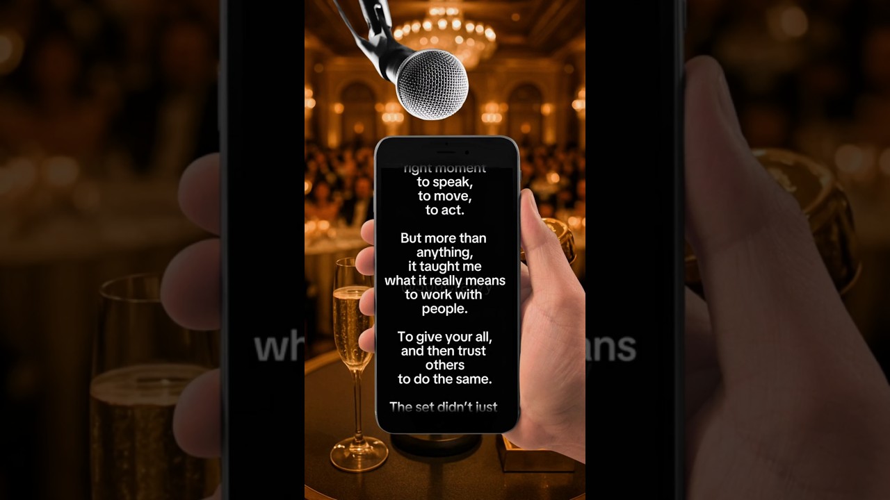 practice giving a speech in golden globe #practice #speechpractice #publicspeaking #global