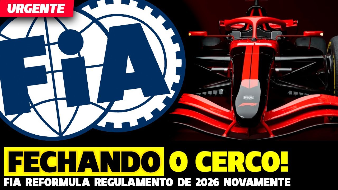 🚨URGENTE: FIA REFORMULA REGULAMENTO 2026 PARA FECHAR CERCO CONTRA BRECHAS | F&Oacute;RMULA 1 | GP EM CASA