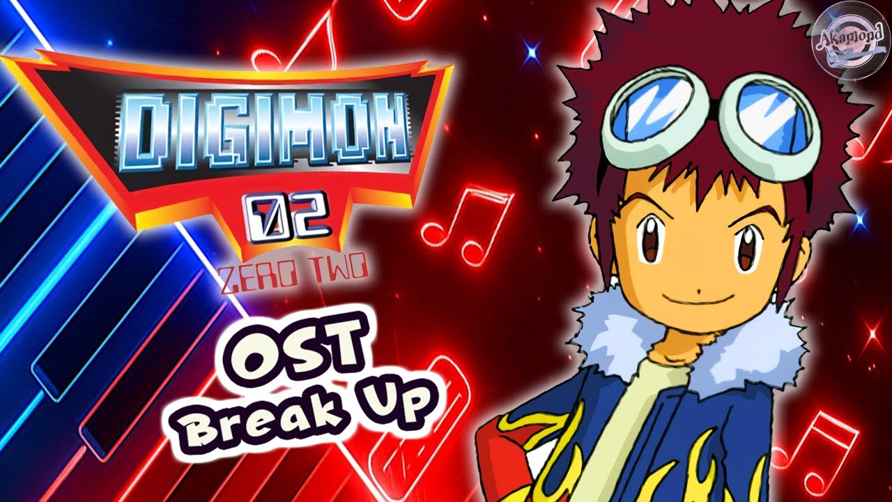 Digimon 02 OST Break Up Piano Cover and Tutorial
