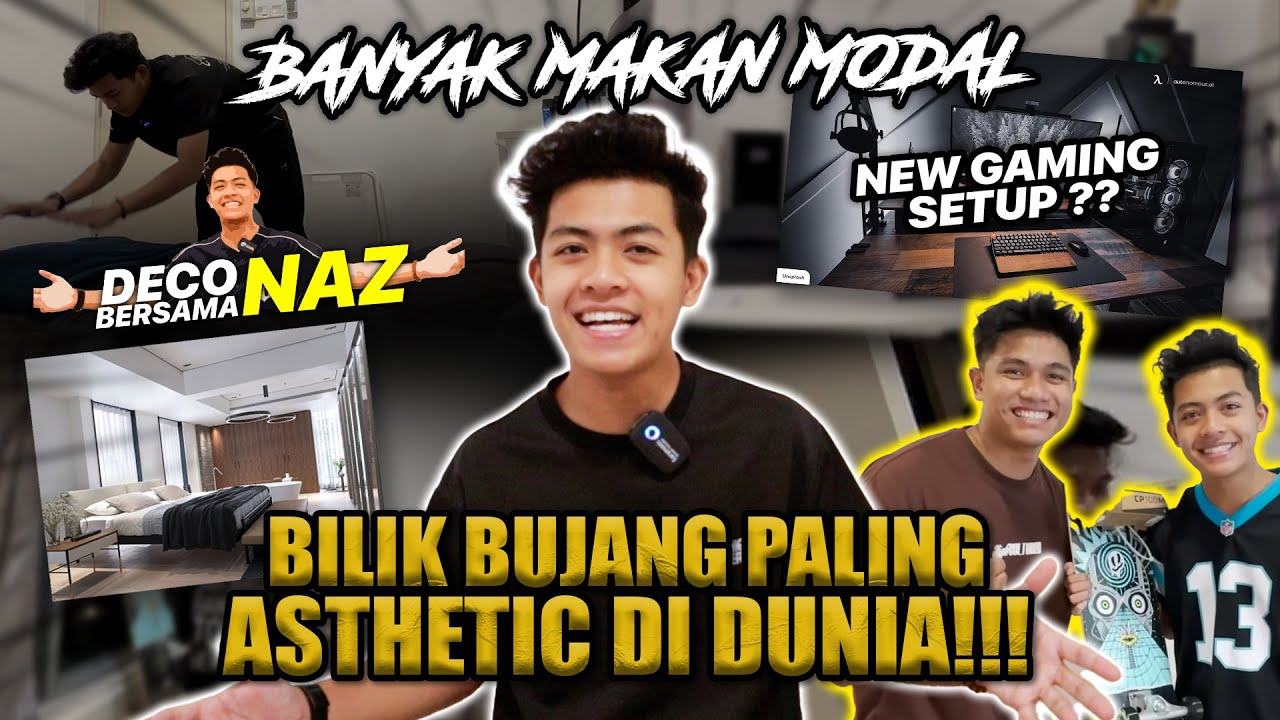 HABIS MODAL DECO BILIK TIDUR!!! MACAM TAK PERCAYA RUMAH BUJANG MACAM NI?!