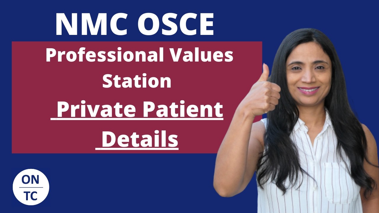 NMC OSCE ПРОФЕССИОНАЛЬНАЯ СТАНЦИЯ ЦЕННОСТЕЙ ЧАСТНЫЕ ДАННЫЕ ПАЦИЕНТА