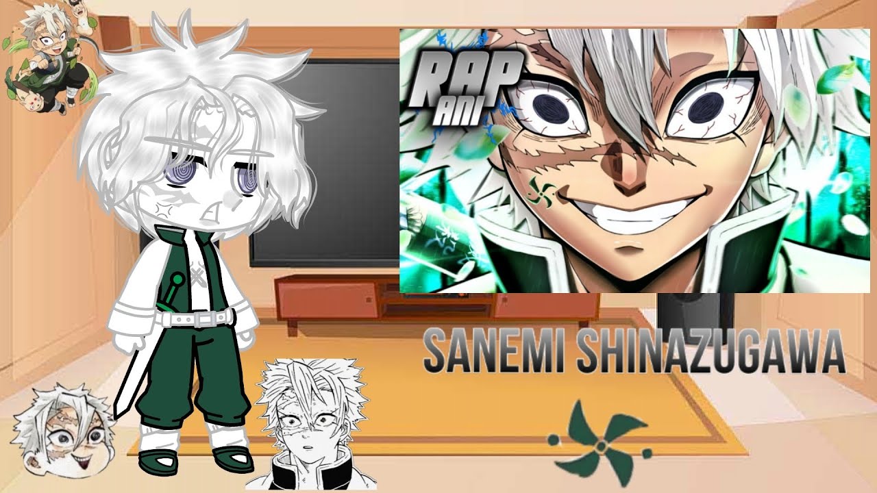 Kanto manji reagindo ao rap do Sanemi (M!y/n as Sanemi)