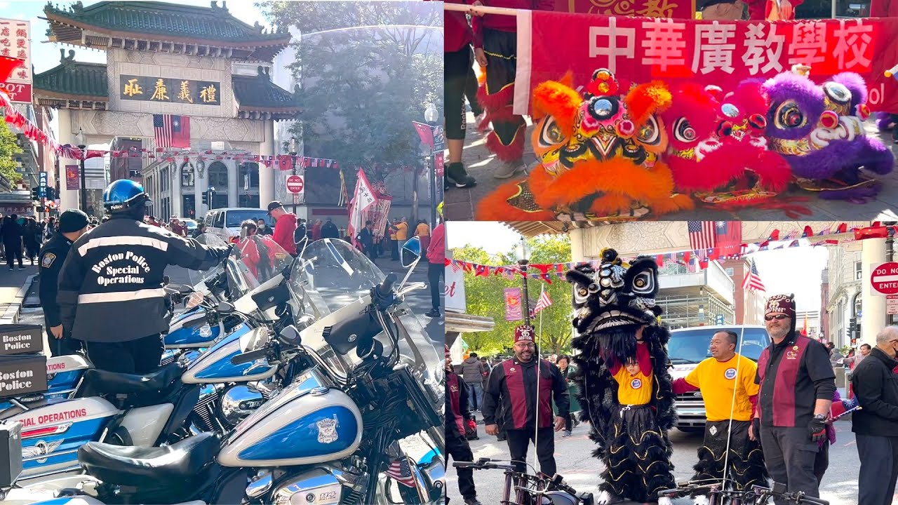2022 Freedom Lion Dance Celebration Street Parade Experience Boston Chinatown Double Ten Event