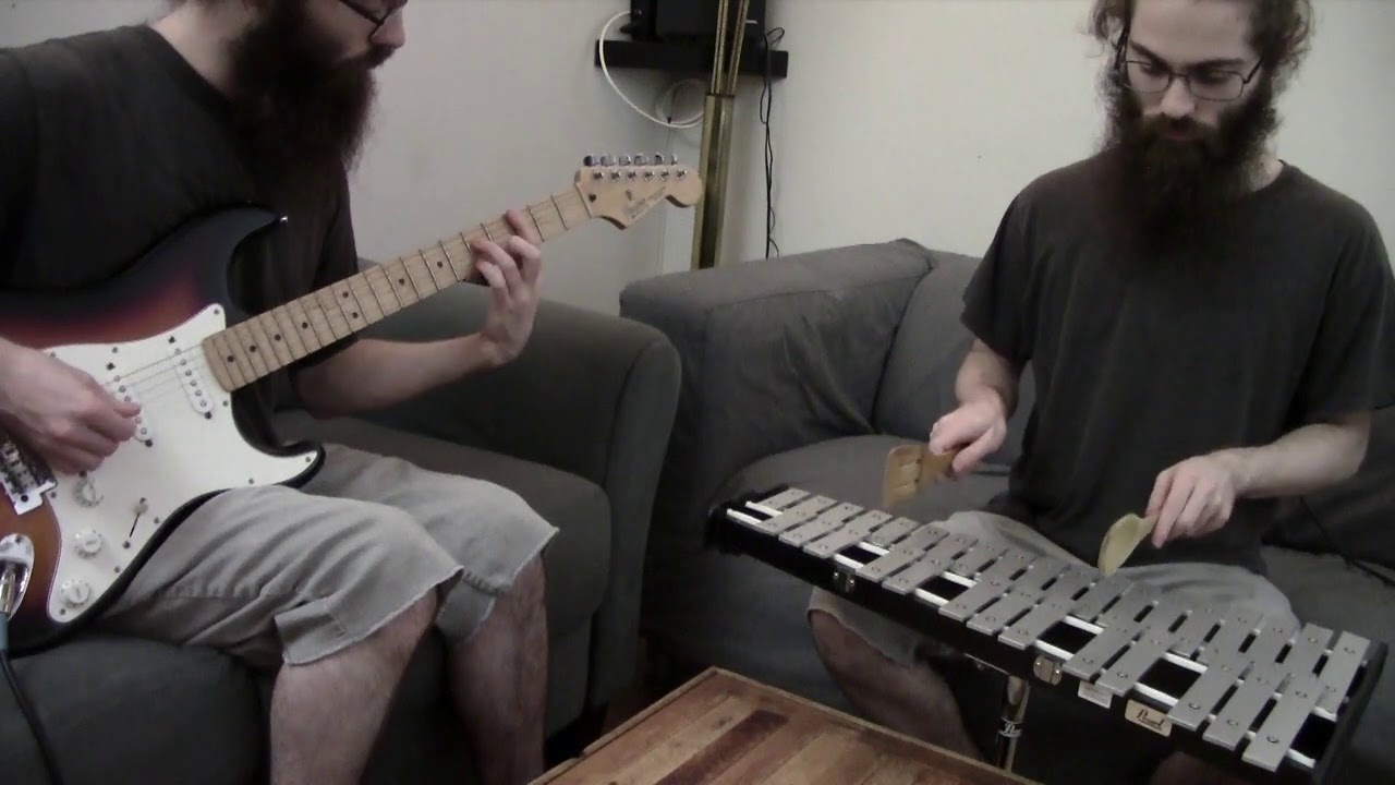 Playing Glockenspiel and Fender Strat on a Lofi Beat