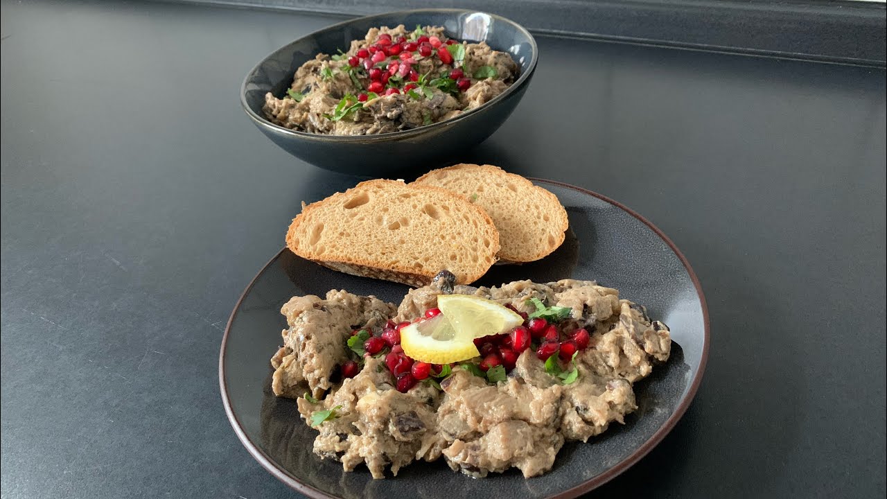 Vegan / Vorspeise/ Brotaufstrich/ Antipasti / Aubergine Paste/ vinete ￼