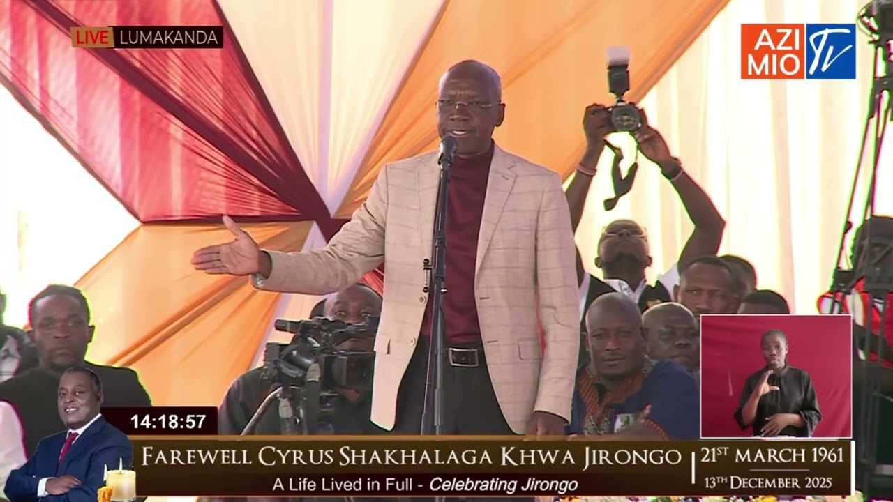 Khalwale CONFRONTS WETANG'ULA, demands explanation for meeting Jirongo on the day he died