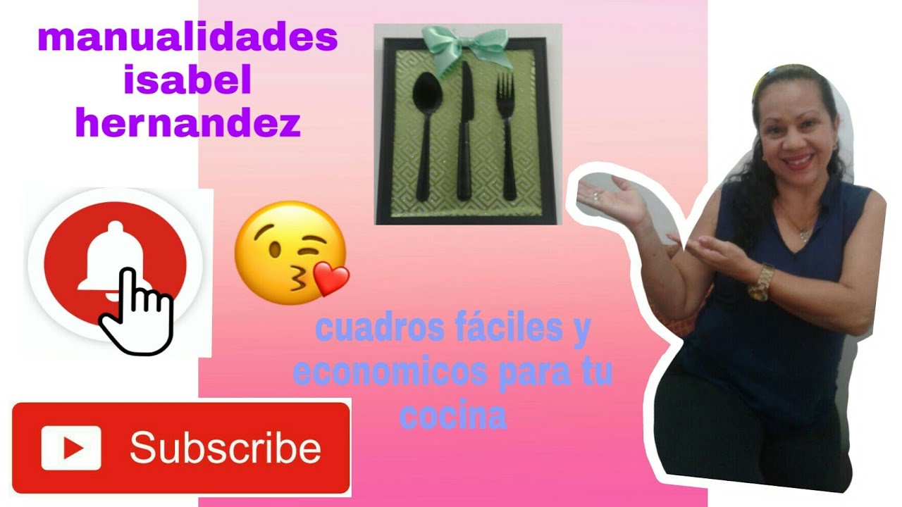 C&oacute;mo hice unos cuadros super f&aacute;ciles para mi cocina/ DIY cuadros sencillos