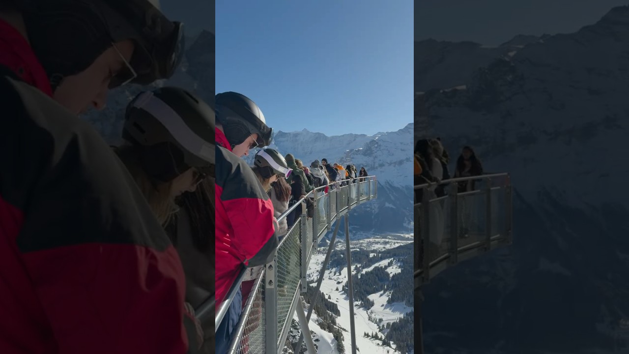 This Swiss Cliff Walk Will Take Your Breath Away ❄️ 