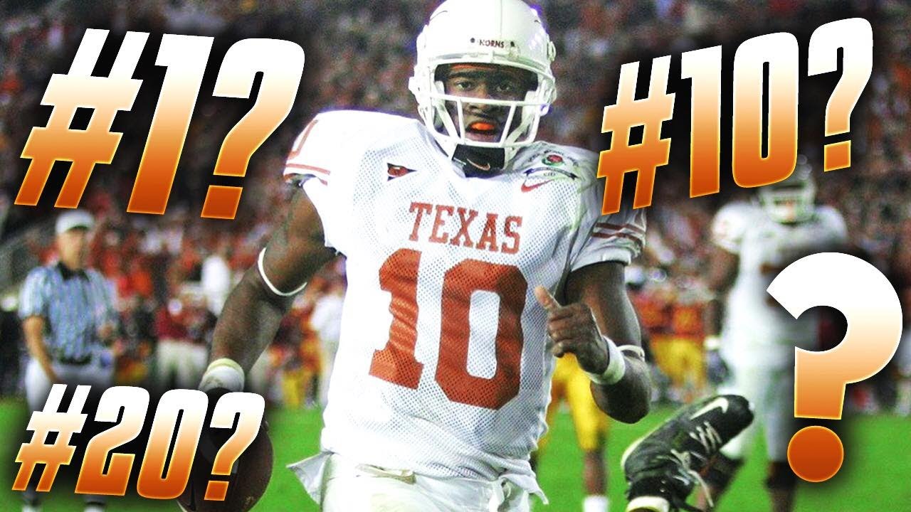 College Football Careers Of The 20 Biggest NFL Draft Busts RANKED From WORST To FIRST