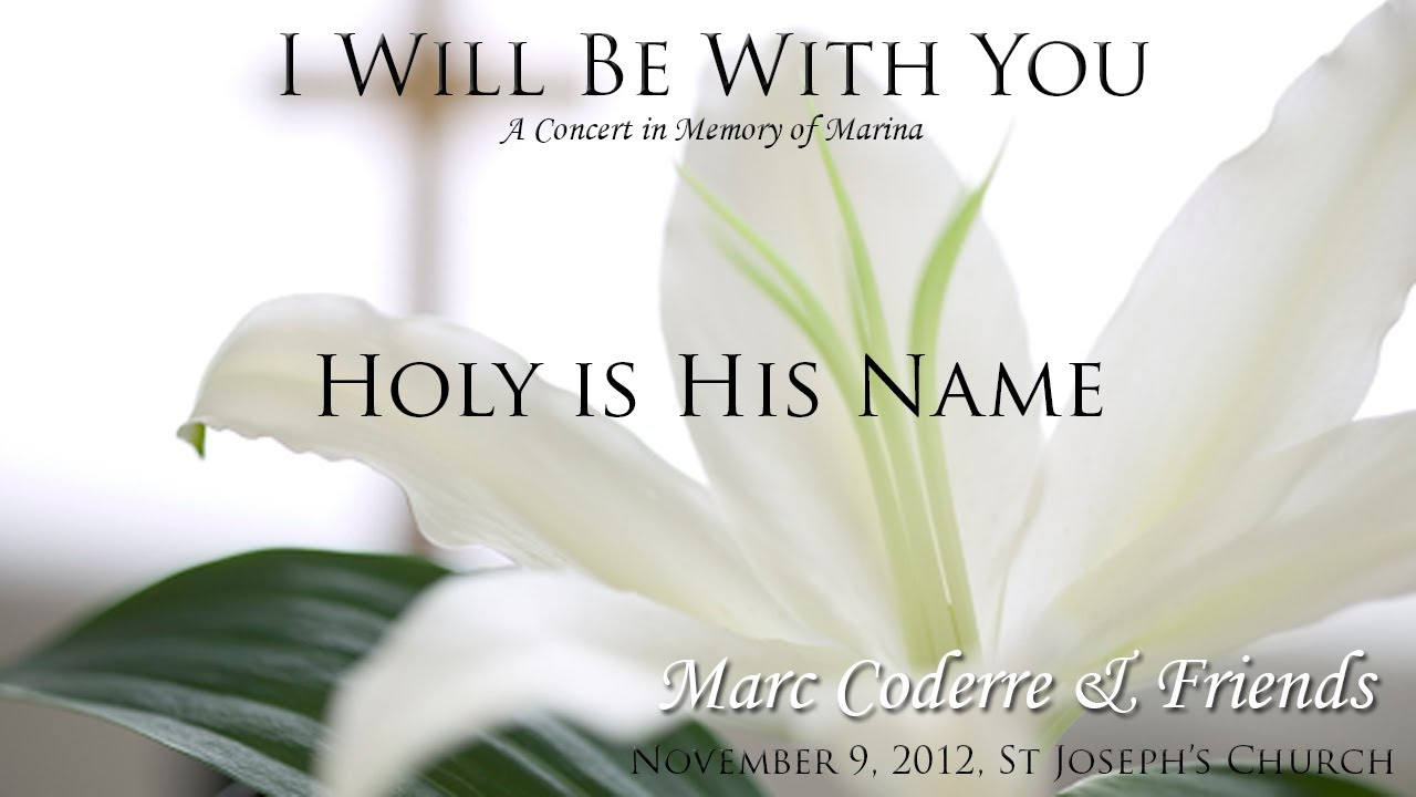 Holy is His Name (Talbot) - Marc Coderre live Nov.2012