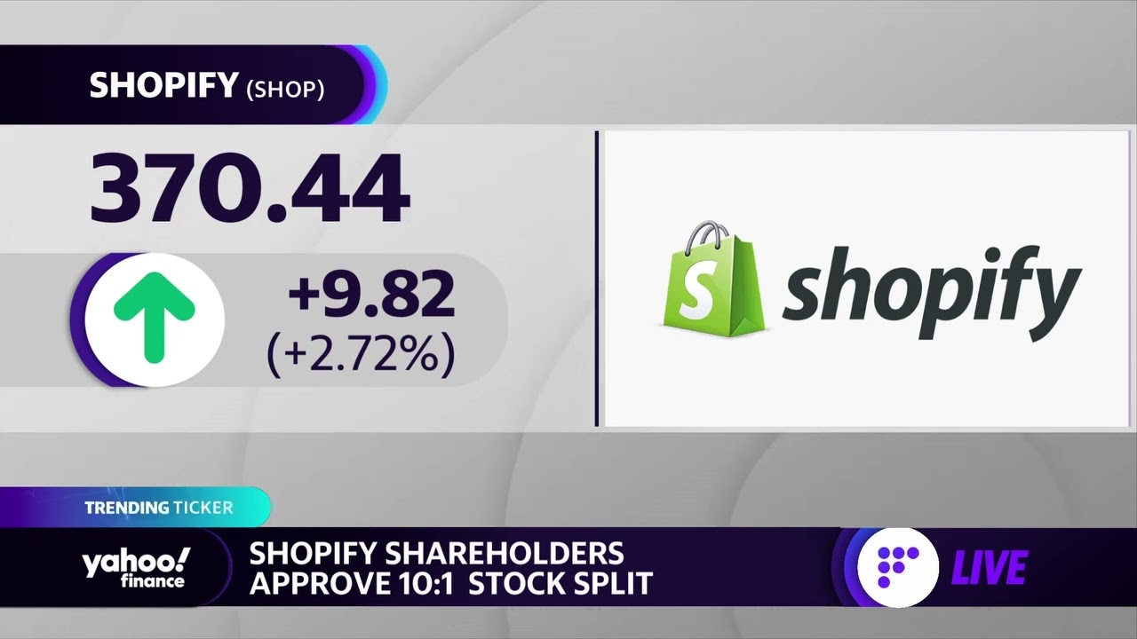 Shopify shareholders approve 10:1 stock split